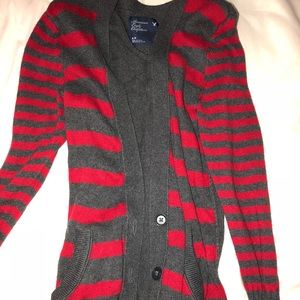 Women’s Striped Cardigan Sweater